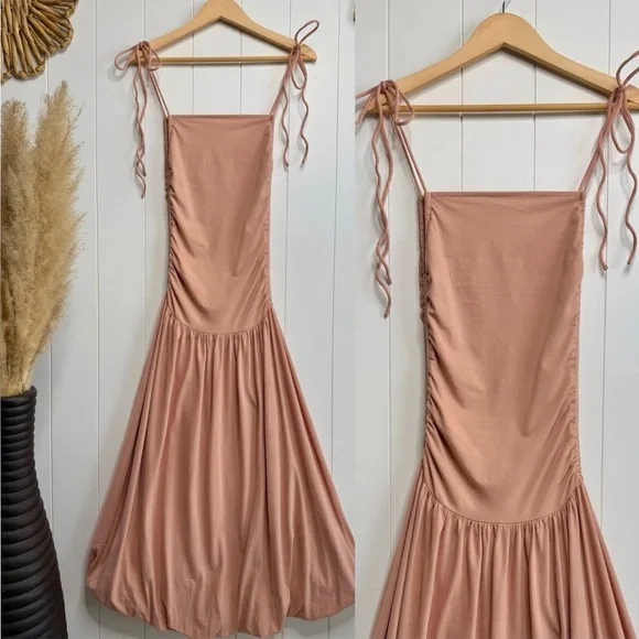 Free People • Liza Drop-Waist Midi Dress - Picture 7 of 9